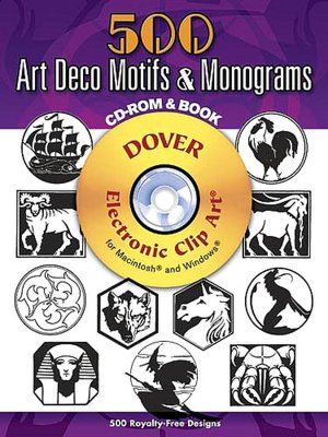 800 Art Deco Motifs and Monograms [Dover Electronic Clip Art Series]
