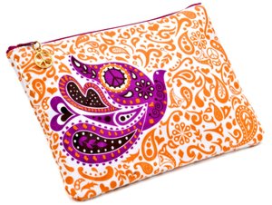 Jonathan Adler Love Dove Embroidered Accessory Pouch (7