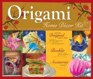 Origami Home Decor Kit [With Booklet and Beads and 220 Sheets of Paper and Origami Paper and Ribbon]