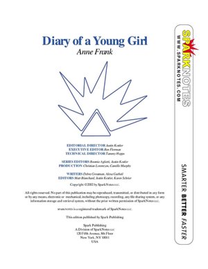 Diary of a Young Girl (SparkNotes Literature Guide)