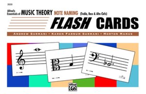 Essentials of Music Theory: Note Naming Flash Cards, Flash Cards
