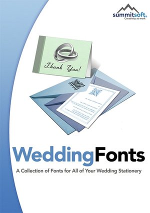 Wedding Fonts A Collection of Fonts for All of Your Wedding Stationery CD