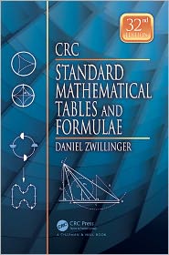 Standard Mathematical Tables and Formulae