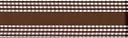 Country Chic Ribbon 1-1/2" 9 Feet-Brown & White Check by Offray: Product Image