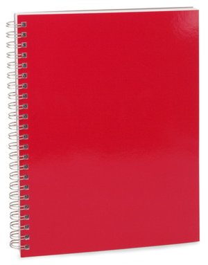 Red Lined Notebook (6''x8'')