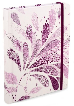 Purple Paisley Flourish Lined Journal (6
