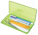 ArtBin Slim Line Box-7.375"X3.625"X.3875" Translucent Green by ArtBin: Product Image