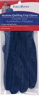 Fons & Porter Machine Quilting Grip Gloves 1 Pair-Medium - Blue by Dritz: Product Image