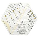 Fons & Porter Hexagon Ruler-2" to 6" & 1" to 3" by Dritz: Product Image
