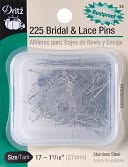 Bridal & Lace Pins-Size 17 225/Pkg by Dritz: Product Image