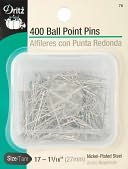 Ball Point Pins-Size 17 400/Pkg by Dritz: Product Image