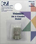 Brass Plated English Thimble-Small by Wrights: Product Image