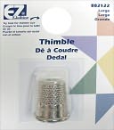Brass Plated English Thimble-Large by Wrights: Product Image