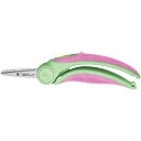 Blooms Ultra Smooth Titanium Spring-Assist Scissors 6"-Green & Pink by Acme: Product Image