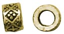 Precious Accents Gold Plated Metal Beads & Findings-5.5x8mm Ring Bead 18/Pkg by Cousin: Product Image