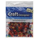 Pony Beads 6x9mm 720/Pkg-Transparent Multi by Darice: Product Image