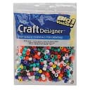 Pony Beads 6x9mm 720/Pkg-Opaque Multi by Darice: Product Image