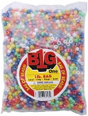 Pony Beads 9mm 1 Pound/Pkg-Pearlized Multi by Darice: Product Image