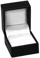 Ring Box 2"X1.75"X1.5" 1/Pkg-Black by Darice: Product Image