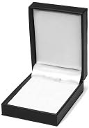 Necklace Box 4"X3"X1.25" 1/Pkg-Black by Darice: Product Image