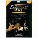 Foil Engraving Art Blank Boards 8"X10" 6/Pkg-Gold by Royal Brush: Product Image