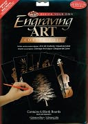 Foil Engraving Art Blank Boards 8"X10" 6/Pkg-Copper by Royal Brush: Product Image