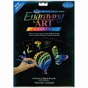 Foil Engraving Art Blank Boards 8"X10" 6/Pkg-Rainbow by Royal Brush: Product Image
