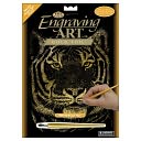 Gold Foil Engraving Art Kit 8"X10"-Bengal Tiger by Royal Brush: Product Image