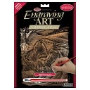 Copper Foil Engraving Art Kit 8"X10"-Horse Trio by Royal Brush: Product Image