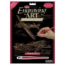 Copper Foil Engraving Art Kit 8"X10"-WWII Fighter by Royal Brush: Product Image