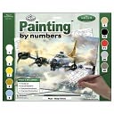 Adult Paint By Number Kit 15-3/8"X11-1/4"-Flying Fortress by Royal Brush: Product Image