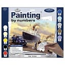 Adult Paint By Number Kit 15-3/8"X11-1/4"-Queen Departs by Royal Brush: Product Image