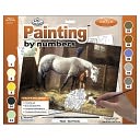 Adult Paint By Number Kit 15-3/8"X11-1/4"-New Friends by Royal Brush: Product Image