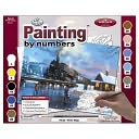 Adult Paint By Number Kit 15-3/8"X11-1/4"-Winter Magic by Royal Brush: Product Image