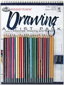 Essentials Artist Pack-Drawing by Royal Brush: Product Image