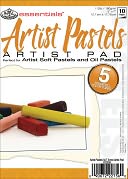 Essentials Artist Pastels Paper Pad 5"X7"-10 Sheets-5 Colors by Royal Brush: Product Image