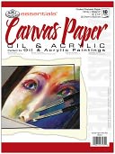 Essentials Artist Paper Pad 9"X12"-Canvas-10 Sheets by Royal Brush: Product Image