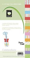 Cricut Paper Pads 6"X12" 36 Sheets-Celebrations by Provo Craft: Product Image