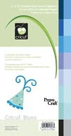 Cricut Cardstock Pad 6"X12" 32 Sheets-Blues by Provo Craft: Product Image