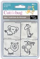 Cuttlebug 2"X2" Die Set 4/Pkg-Zoo Animals by Provo Craft: Product Image