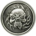 Antique Silver Concho 1-1/4"-Ghostrider by Leather Factory: Product Image