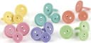 Button Brads Value Pack 180/Pkg-Polo by Making Memories: Product Image