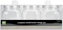 Scrapbook Embellishment Storage Jars 3/Pkg-Large 5"X3.75" by Making Memories: Product Image