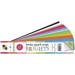 Adhesive Texture Brights Border Strips 2