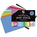 Adhesive Texture Brights Mat Stack 4.5"X6.5"-48 Sheets by Diecuts With A View: Product Image