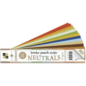 Adhesive Texture Neutrals Border Strips 2