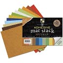 Adhesive Texture Neutrals Mat Stack 4.5"X6.5"-48 Sheets by Diecuts With A View: Product Image