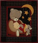 Baby Bear Wall Quilt Kit-13"X15" by Rachel's Of Greenfield: Product Image
