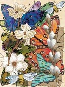 Blossomwood Cardstock & Acetate Die-Cuts-With Foil & Glitter 65/Pkg by K&Company: Product Image