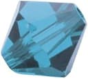 Swarovski Crystal Beads Facet Bicone 6mm 6/Pkg-Indicolite (Teal) by Darice: Product Image